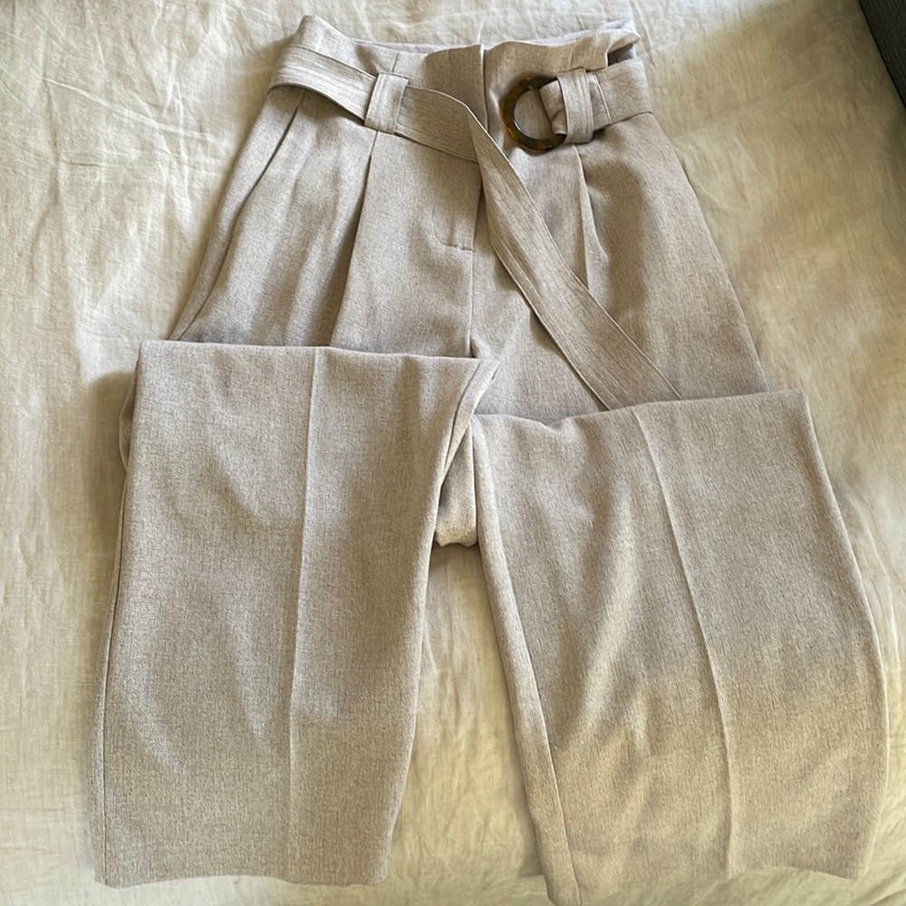 Belted Wide leg Pant